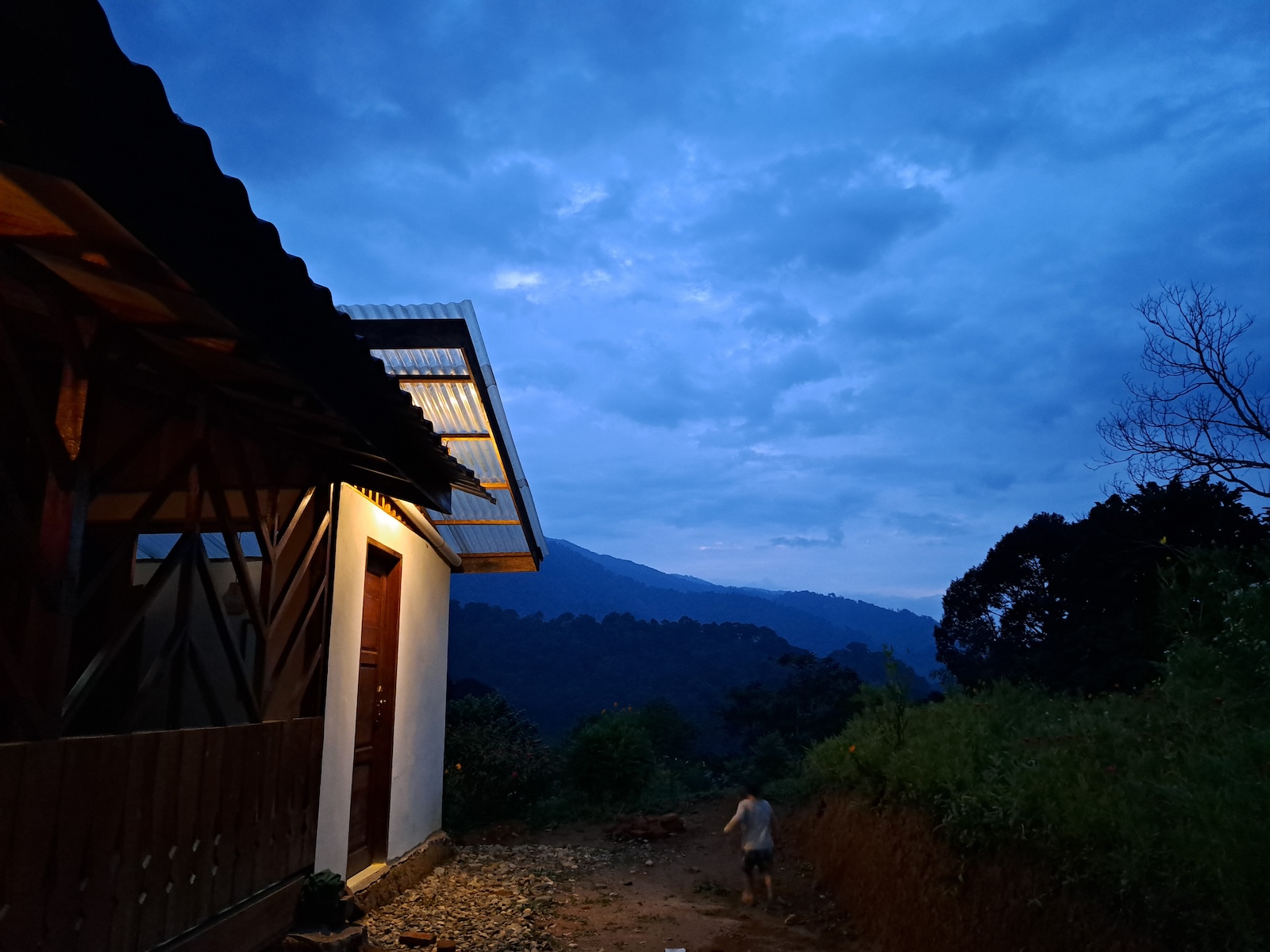 Dusk at the ecolodge in Ketambe