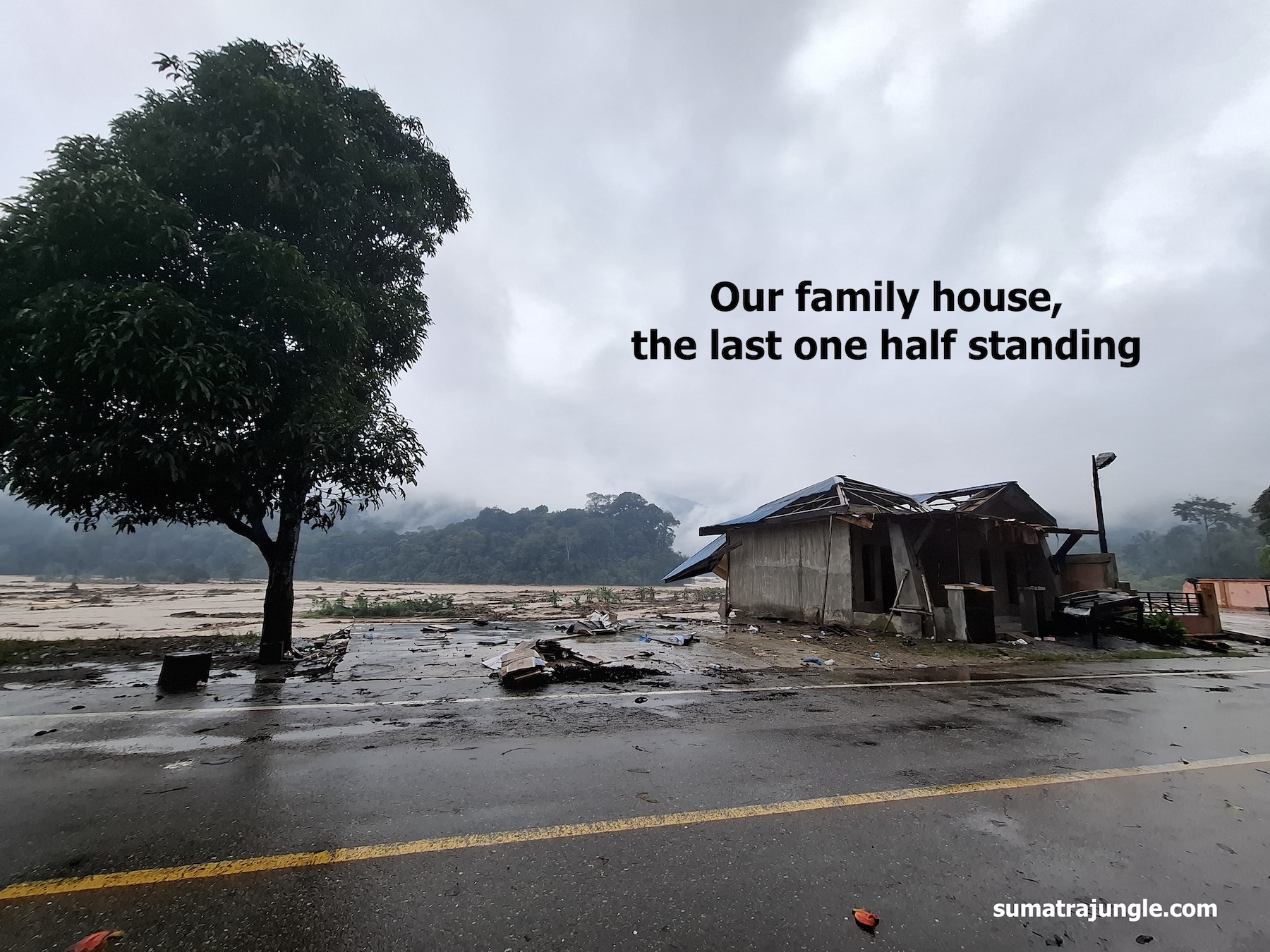 Last house left standing on the main road
